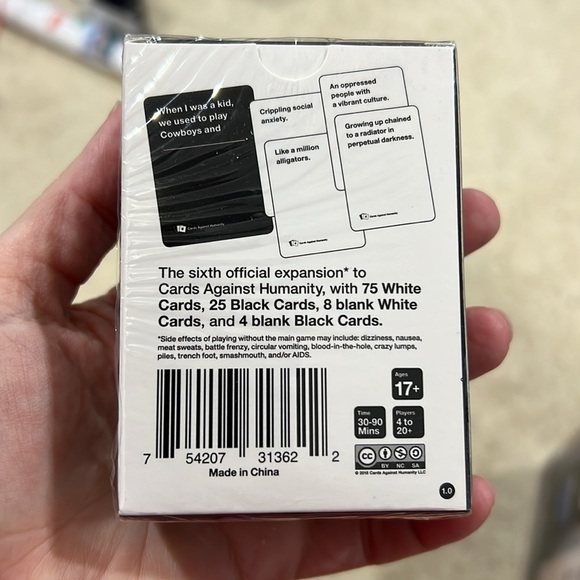 New in sealed wrap cards against humanity CAH 6th sixth expansion pack NIP - Picture 2 of 2